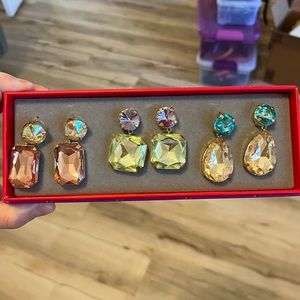 Baublebar Three Earring Set- Large Gems